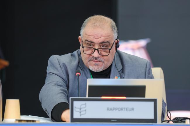 Meeting rapporteur Bilal Qtishat, Jordan