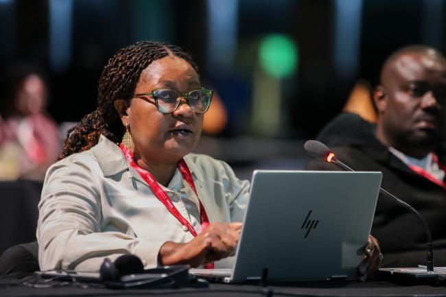 Jewel Kudjawu, Ghana, on behalf of the African Group 