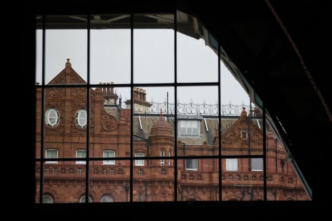 The view from the plenary window. 