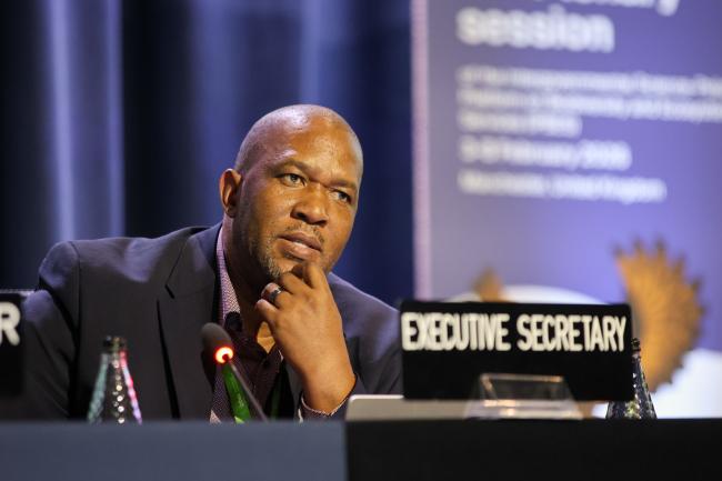 IPBES Executive Secretary Luthando Dziba 