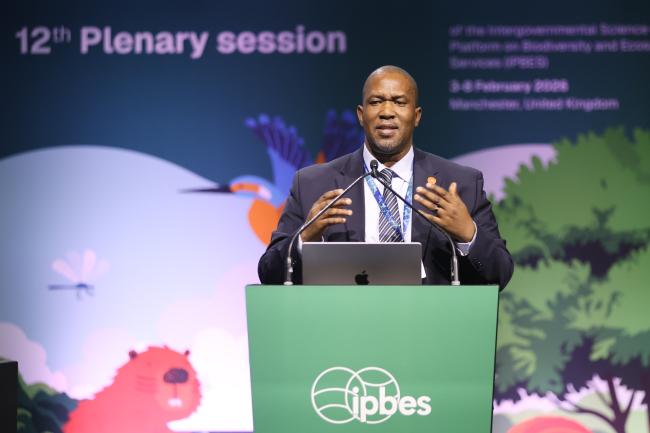 IPBES Executive Secretary Luthando Dziba 