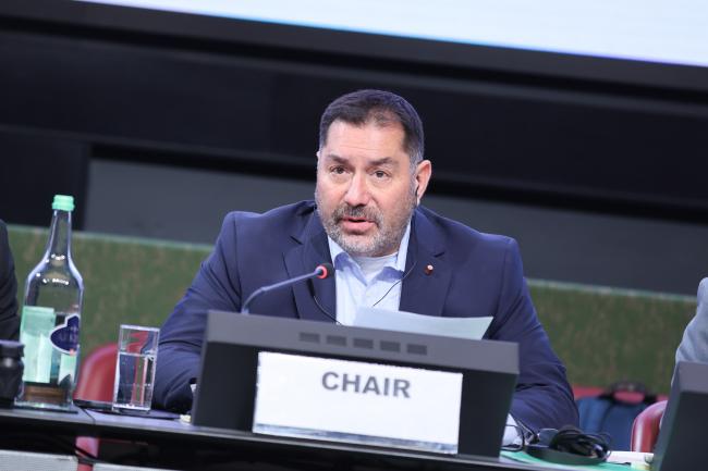 ISP-CWP Chair Osvaldo Álvarez Pérez, Chile