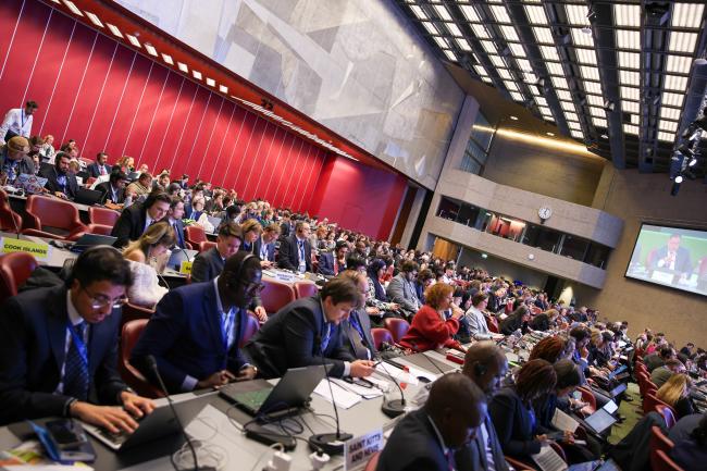 View of the room during the Contact Group on the Rules of Procedure
