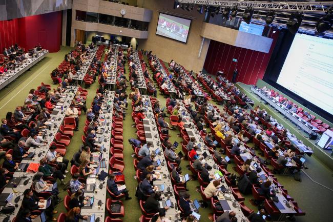 View of the room during the contact group