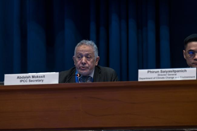 IPCC Secretary Abdalah Mokssit 