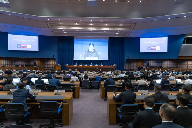 A view of the room during the opening