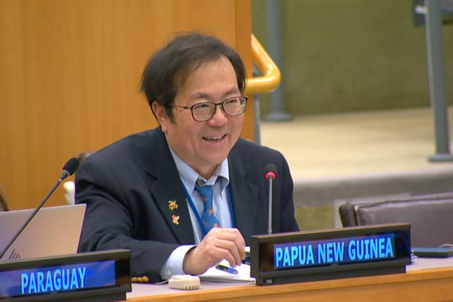 Alvin Leong, Papua New Guinea, on behalf of the Pacific Small Island Developing States (PSIDS)