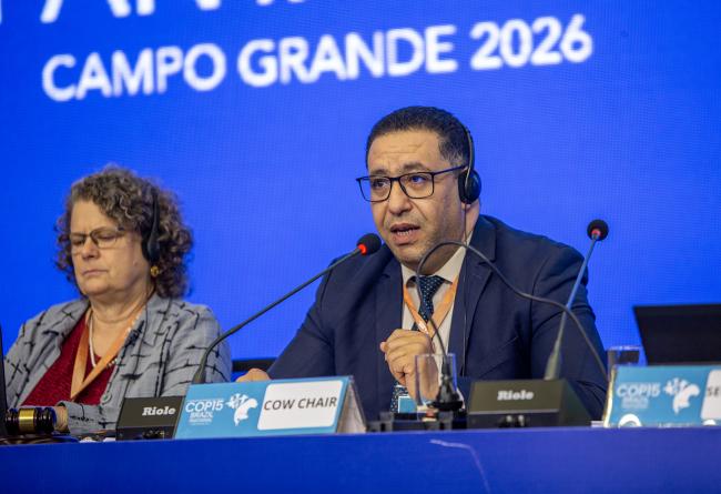 CoW Chair Khalid Cherki (Morocco) - CMS COP15 - 29Mar2026