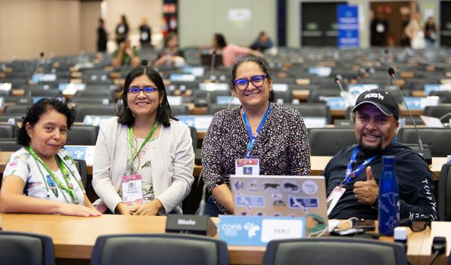 Deleagtes from Peru - CMS COP15 - 28Mar2026