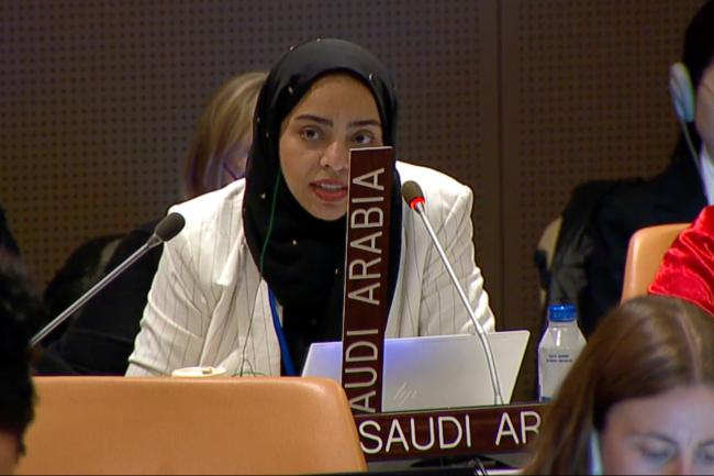 Delegate from Saudi Arabia
