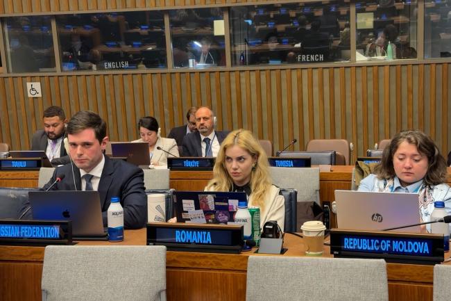 Delegates during the afternoon session on arrangements for the functioning of the Secretariat