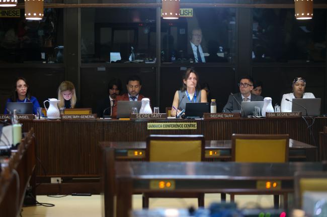 A view of the dais