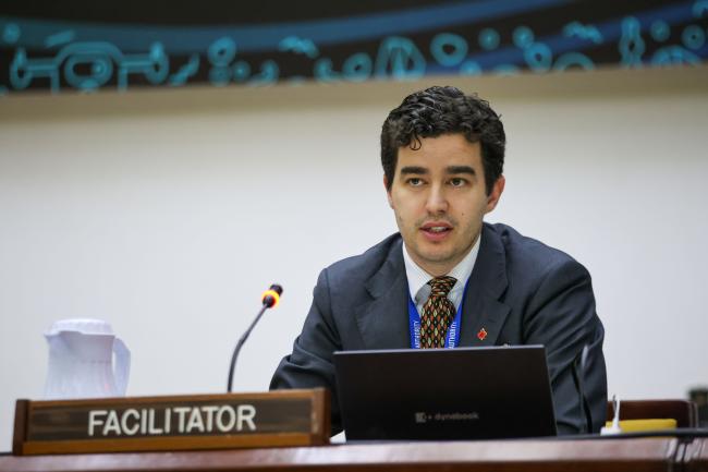 José Benchetrit, Canada, facilitator of the Friends of the President group on the review of payment mechanism