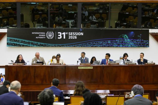 A view of the dais during the afternoon Council meeting 