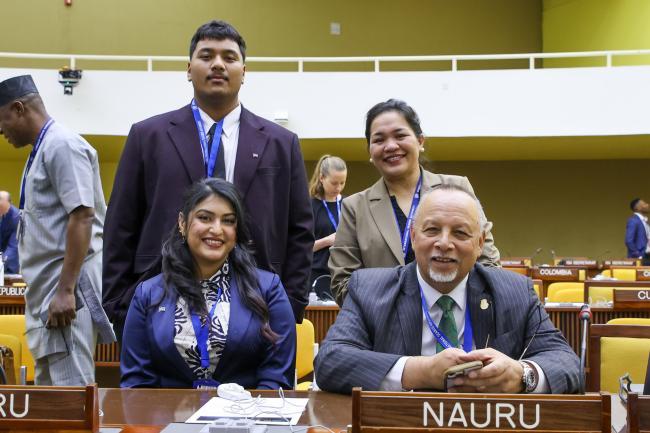 Delegates from Nauru 