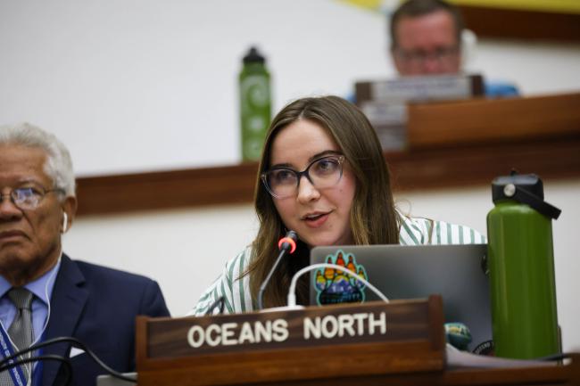 Nicole Zanesco, Oceans North, and on behalf of Deep Sea Conservation Coalition and Greenpeace International 