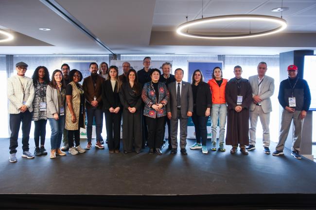 Family photo at the last day of the 7th Global Meeting of the Mountain Partnership