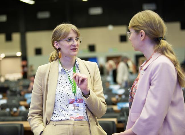Frenze Geiger, Germany, and CMS Polina Orlinskiy, CMS Secretariat - CMS COP15 - 29Mar2026