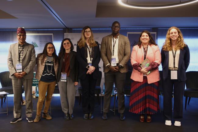 Group photo at the end of the event on Youth at the table: advocacy, education, early careers
