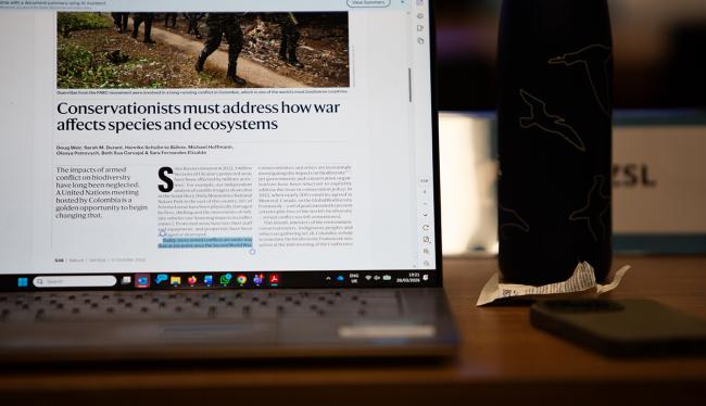 How war affects species- CMS COP15 - 26Mar2026