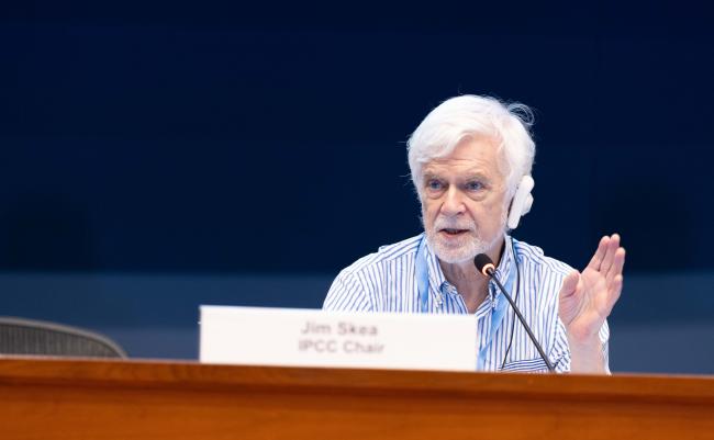 IPCC Chair Jim Skea