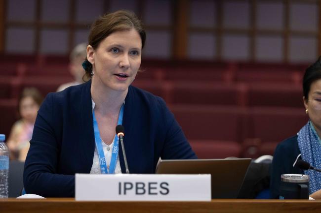 Simone Schiele, IPBES Secretariat 