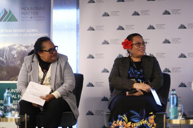 Jimaima Lako, Pro-Vice Chancellor and Professor in Food Science, Fiji National University, and Christina Leala-Gale, Director of Sustainable Tourism, Pacific Tourism Organization