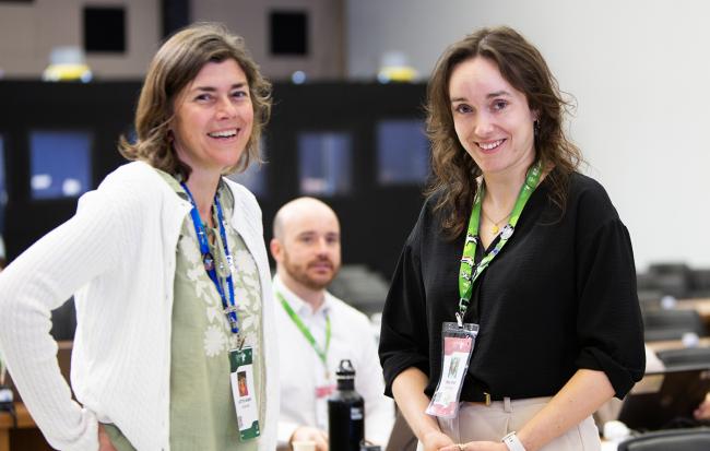 Laetitia Nunny, OceanCare, and Verna Groes, Netherlands- CMS COP15 - 28Mar2026