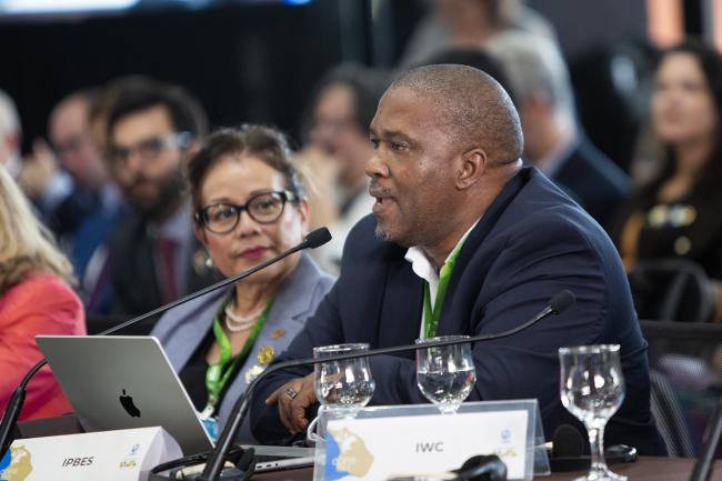 Luthando Dziba (IPBES Executive Secretary - CMS COP15 - 22Mar2026.