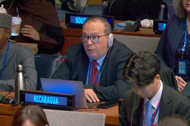 Roberto Chacón, Nicaragua - 3rd Session of the BBNJ PrepCom - 25Mar2025 - Photo