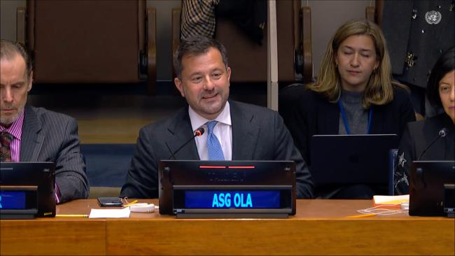 Steven Hill, Assistant Secretary-General for Legal Affairs at the United Nations