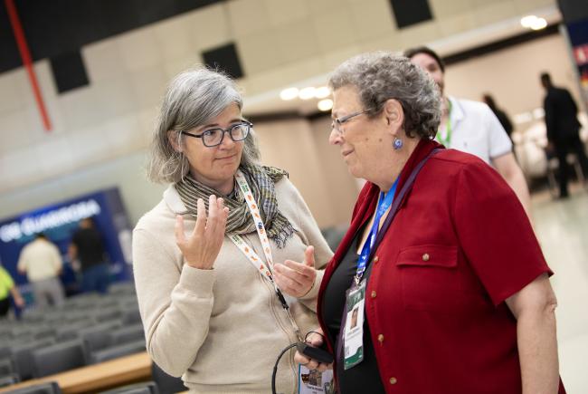 Tanya Rosen, CMS Secretariat, and Sue Lieberman, Wildlife Conservation Society 1- CMS COP15 - 28Mar2026