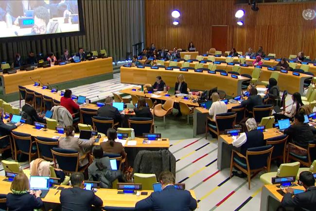 A view of the room during Tuesday's proceedings