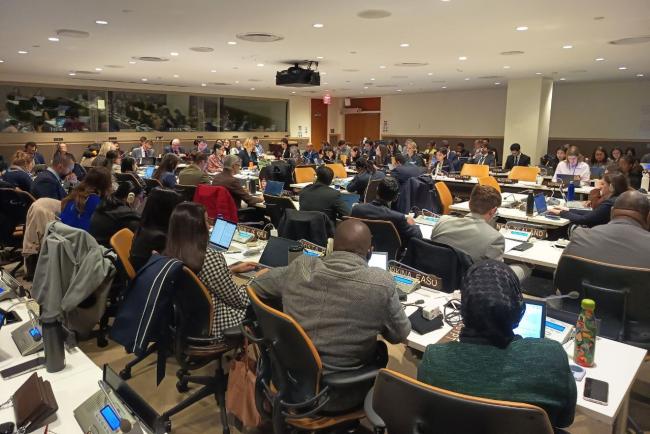 View of the room during the negotiations on the RoP and ToR for the subsidiary bodies