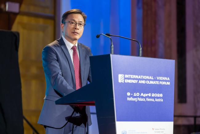 Ciyong Zou, Deputy to the Director General and the Managing Director of the Directorate of Technical Cooperation and Sustainable Industrial Development, UNIDO_ViennaEnergyForum_10April26