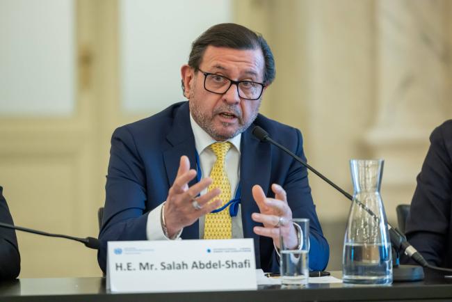 Salah Abdel-Shafi, Palestinian Ambassador to Austria and Permanent Observer to the UN in Vienna_ViennaEnergyForum_10April26