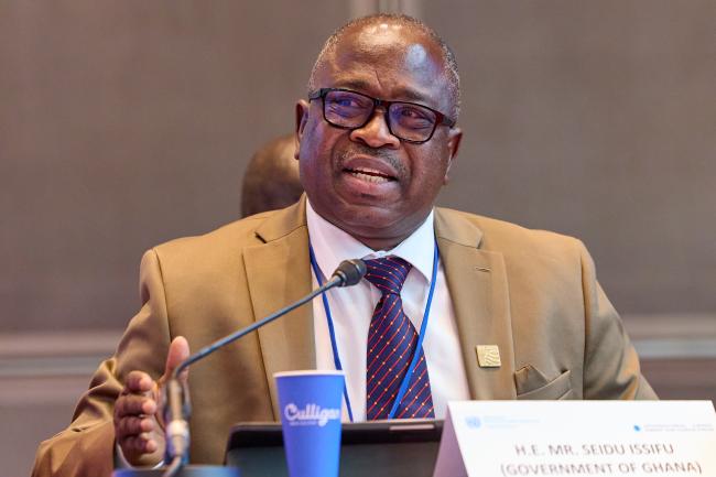 Sedu Issifu, Minister of State for Climate Change and Sustainability_ViennaEnergyForum_9April26