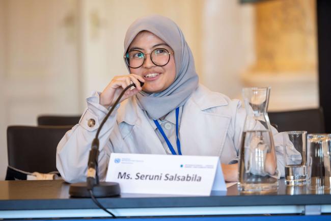 Seruni Salsabila, Children and Youth Constituency to UNFCCC_ViennaEnergyForum_9April26