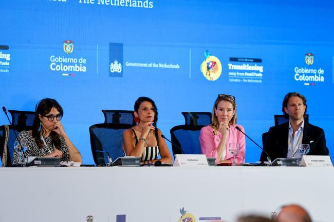View of the dais during the opening plenary