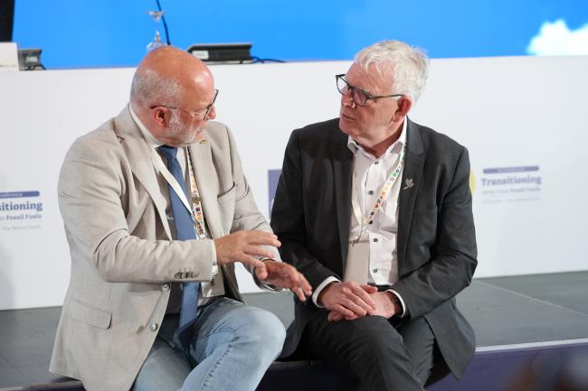 Jean-Luc Crucke, Minister of Mobility, Belgium, and Jochen Flasbarth, State Secretary, Federal Ministry for the Environment, Climate Action, Nature Conservation, and Nuclear Safety, Germany