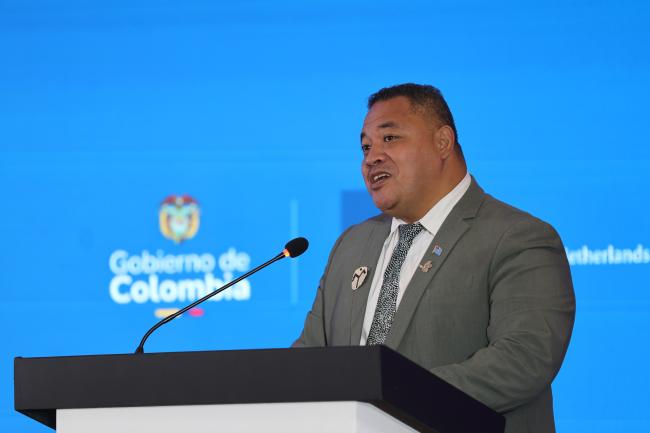 Maina Vakafua Talia, Minister of Home Affairs, Climate Change and Environment, Tuvalu