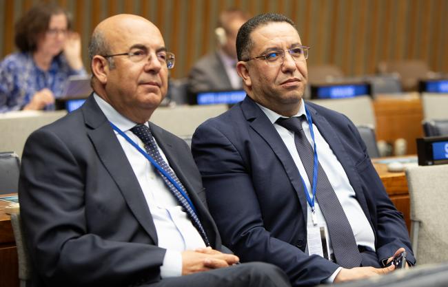 UNFF21 Vice-Chair Abderrahim Houmy and Khalid Cherki, Morocco - UNFF21 - 13May2026