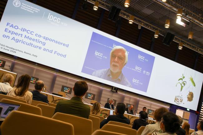 IPCC Chair Jim Skea, addressed the event via a video message. 