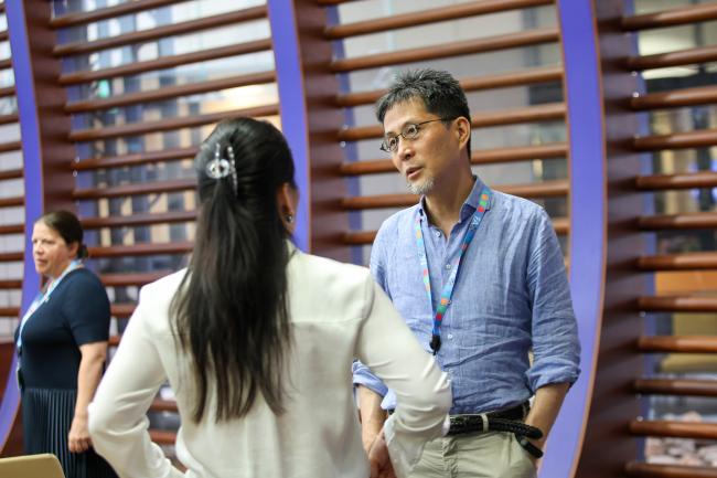 Participants discuss