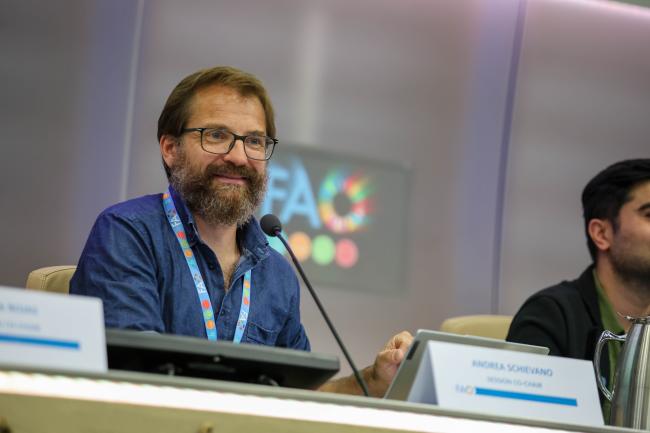 Andrea Schievano, University of Milan and Soulfood Forestfarms, Milan, Italy, and Co-Chair of session 5 on the interactions across mitigation, adaptation and loss and damage 