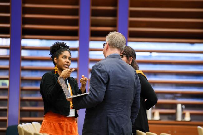 Participants discuss 
