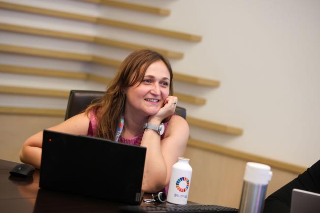 Andreea Nowak, Alliance of Bioversity International and CIAT, and Chair of the breakout session on integrating agrifood systems into national climate policies 
