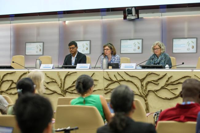 A view of the panel Session 6 