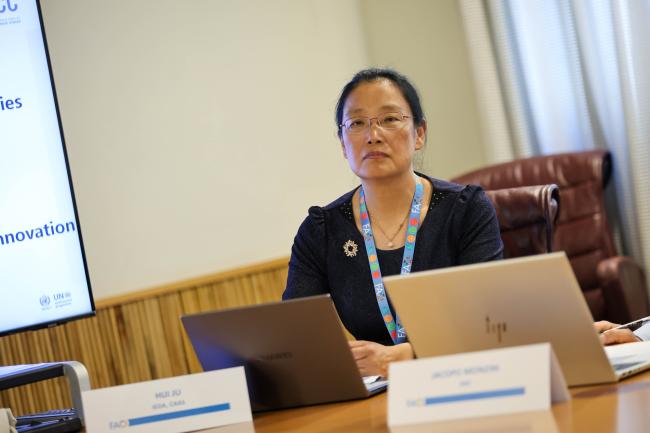  Hui Ju, Climate Change Lab, Institute of Environment and  sustainable Development in Agriculture, Chinese Academy of  Agricultural Sciences, and Chair of the breakout session on innovation, technological solutions 