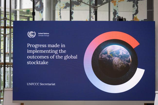 Delegates gather for a special dialogue on implementing the global stocktake (GST) outcomes